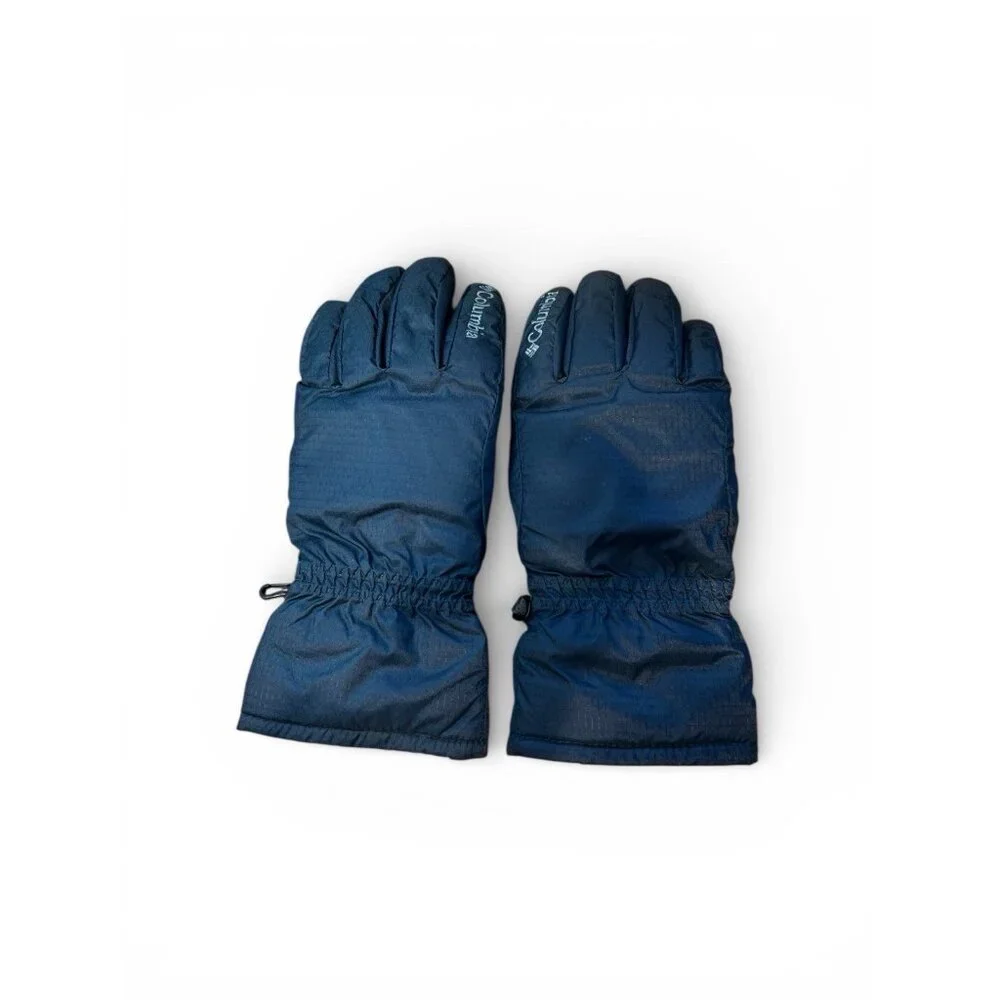 Columbia Women’s Omni-Shield Winter Gloves Blue Large Weather Resistant Ski Snow